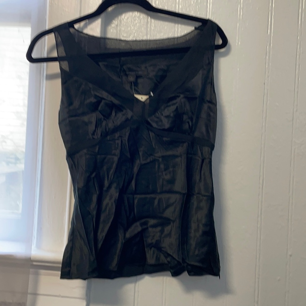 NWT Express tank top with sheer detail